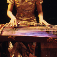 Photo: Fiona plays Zither